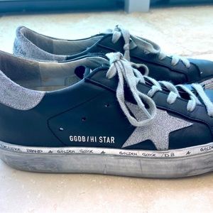 Golden Goose, Black/Silver.